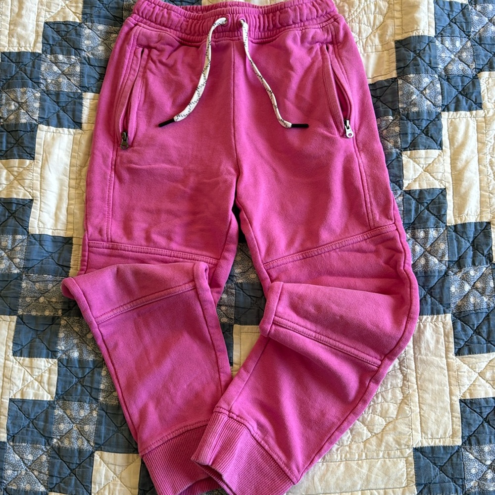 Girl's Size 6-7 Hanna Andersson Jogger Sweatpants